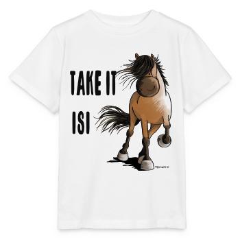 Take It Isi - Stanley/Stella Kinder T-Shirt MINI CREATOR  - Weiß - Vorne - Maike (125cm)