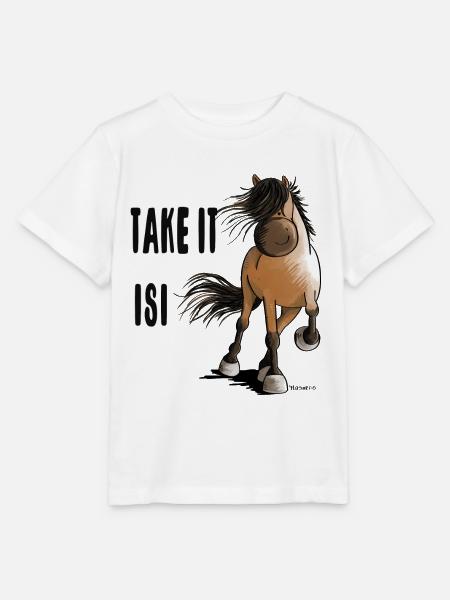 Take It Isi - Stanley/Stella Kinder T-Shirt MINI CREATOR  - Weiß
