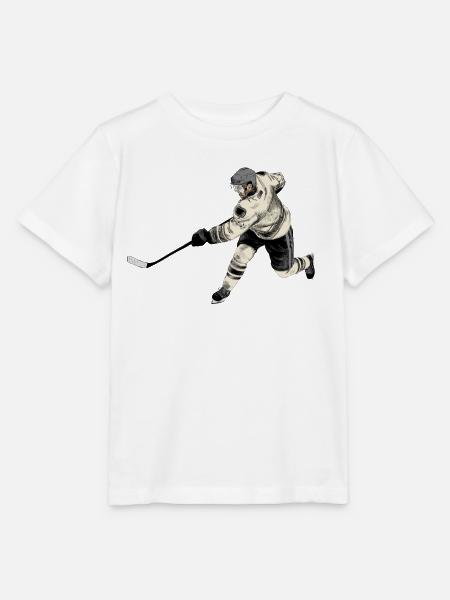 hockey - T-shirt MINI CREATOR barn från Stanley/Stella - vit
