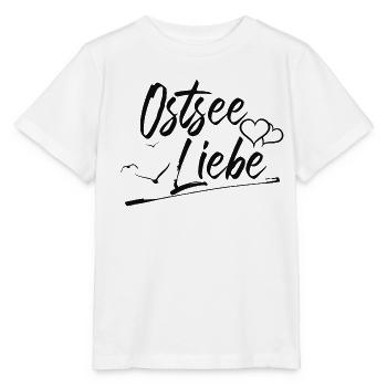 Ostsee Liebe - Stanley/Stella Kinder T-Shirt MINI CREATOR  - Weiß - Vorne - Maike (125cm)