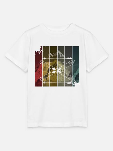 Ski - Stanley/Stella Kinder T-Shirt MINI CREATOR  - Weiß