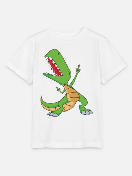 Dabbing T-Rex | Dabbing Dinosaurier - Stanley/Stella Kinder T-Shirt MINI CREATOR - Weiß