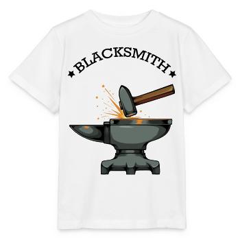 Pouvoir de l’étincelle de la forge - T-shirt bio MINI CREATOR Stanley/Stella Enfant - blanc - Devant - Maike (125cm)