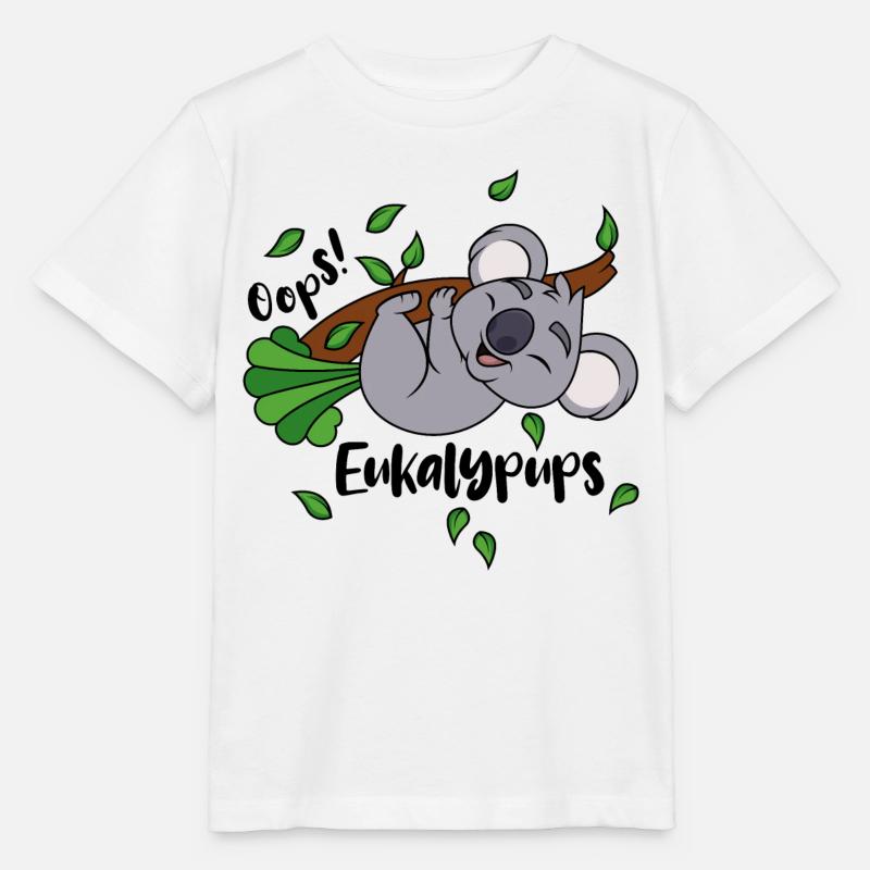 Koala Eukalyptus Oops Eukalypups Pups Tier Ast - Stanley/Stella Kinder T-Shirt MINI CREATOR  - Weiß