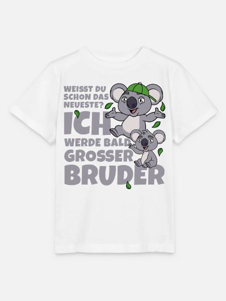 Bald Großer Bruder Koala Koalas Geschwister Junge - Stanley/Stella Kinder T-Shirt MINI CREATOR - Weiß