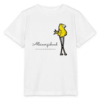Alleinerziehend habe daher andere Perspektive - Stanley/Stella Kinder T-Shirt MINI CREATOR  - Weiß - Vorne - Maike (125cm)