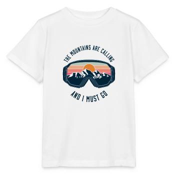 Lunettes de ski Ski de montagne - T-shirt bio MINI CREATOR Stanley/Stella Enfant - blanc - Devant - Maike (125cm)
