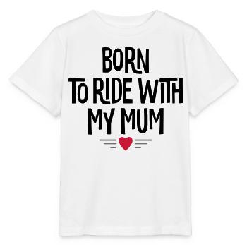 Énonciations de chevaux - T-shirt bio MINI CREATOR Stanley/Stella Enfant - blanc - Devant - Maike (125cm)