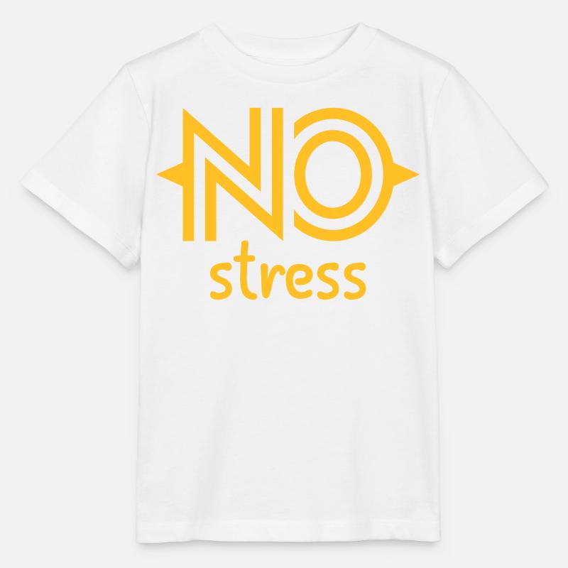 NO stress - T-shirt bio MINI CREATOR Stanley/Stella Enfant - blanc