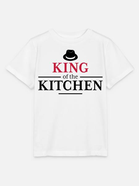 King of the Kitchen - Stanley/Stella Kinder T-Shirt MINI CREATOR - Weiß