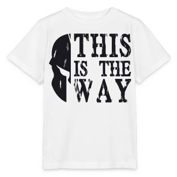 This is the way sparta - Stanley/Stella MINI CREATOR Kids’ T-Shirt - white - Front - Maike (125cm)