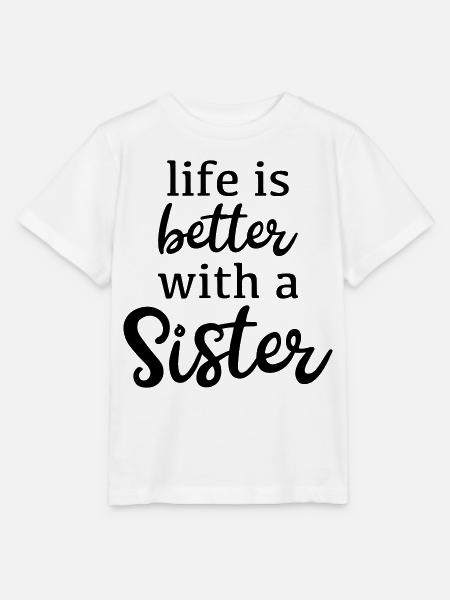 Schwester - Stanley/Stella Kinder T-Shirt MINI CREATOR - Weiß