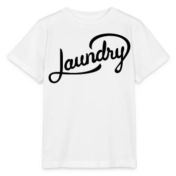 Funny lettering for laundry - Stanley/Stella MINI CREATOR Kids’ T-Shirt - white - Front - Maike (125cm)