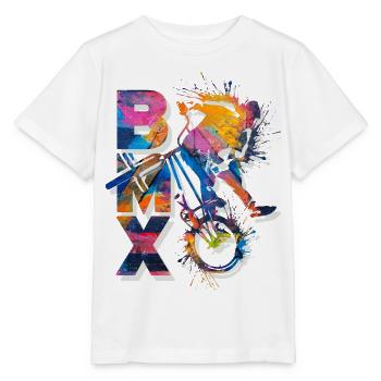 BMX / bmx / bmx / gift idea / BMX birthday - Stanley/Stella MINI CREATOR Kids’ T-Shirt - white - Front - Maike (125cm)