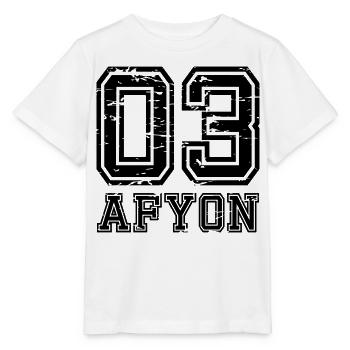 Afyon 03 used look - Stanley/Stella Kinder T-Shirt MINI CREATOR  - Weiß - Vorne - Maike (125cm)