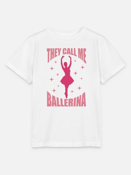 Balletttänzerin - Stanley/Stella Kinder T-Shirt MINI CREATOR - Weiß
