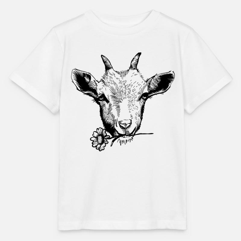 Ziege Geiss - Stanley/Stella Kinder T-Shirt MINI CREATOR  - Weiß