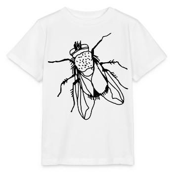 Noeud papillon - transparent - T-shirt bio MINI CREATOR Stanley/Stella Enfant - blanc - Devant - Maike (125cm)