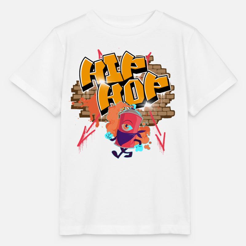 Graffiti Hip Hop - T-shirt bio MINI CREATOR Stanley/Stella Enfant - blanc
