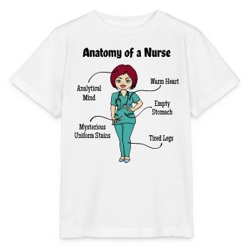 Nurse carer social worker - Stanley/Stella MINI CREATOR Kids’ T-Shirt - white - Front - Maike (125cm)