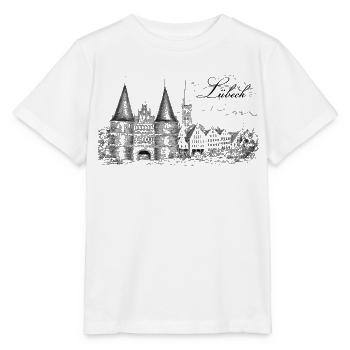 Lübeck - Stanley/Stella Kinder T-Shirt MINI CREATOR  - Weiß - Vorne - Maike (125cm)
