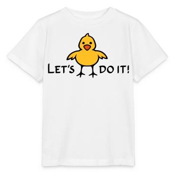Let's do it! - Stanley/Stella Kinder T-Shirt MINI CREATOR  - Weiß - Vorne - Maike (125cm)
