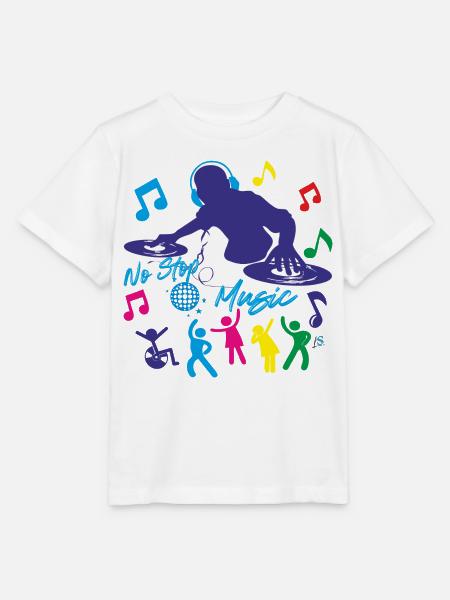 Deejay - Kein Stopp Musik - Stanley/Stella Kinder T-Shirt MINI CREATOR  - Weiß