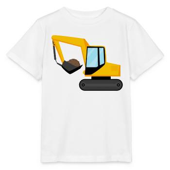 Bagger - Stanley/Stella Kinder T-Shirt MINI CREATOR  - Weiß - Vorne - Maike (125cm)