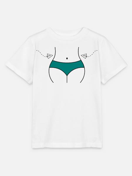 Frau mit Taille - Stanley/Stella Kinder T-Shirt MINI CREATOR - Weiß