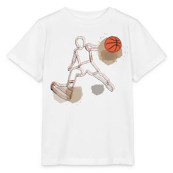 basketball - Stanley/Stella MINI CREATOR Kids’ T-Shirt - white - Front - Maike (125cm)