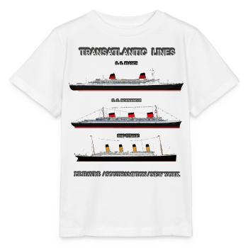 TRANSATLANTIC LINES Louis RUNEMBERG © Adagp - Stanley/Stella Kinder T-Shirt MINI CREATOR  - Weiß - Vorne - Maike (125cm)