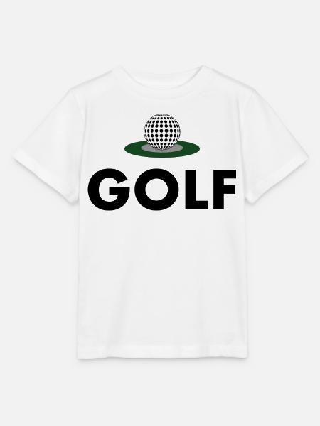 Golfer - Stanley/Stella Kinder T-Shirt MINI CREATOR  - Weiß