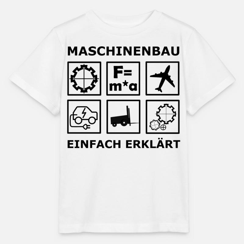 Mechanical Engineering Engineers - Stanley/Stella MINI CREATOR Kids’ T-Shirt - white