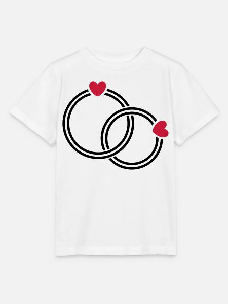 Eheringe - Stanley/Stella Kinder T-Shirt MINI CREATOR  - Weiß