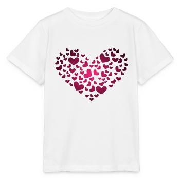 Cœur de cœur - T-shirt bio MINI CREATOR Stanley/Stella Enfant - blanc - Devant - Maike (125cm)