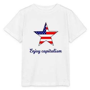 Kapitalismus Amerika - Stanley/Stella Kinder T-Shirt MINI CREATOR  - Weiß - Vorne - Maike (125cm)