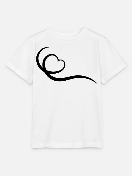 Herz - Stanley/Stella Kinder T-Shirt MINI CREATOR - Weiß