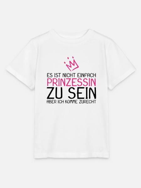 Prinzessin Spruch - Stanley/Stella Kinder T-Shirt MINI CREATOR  - Weiß