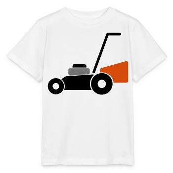 Tondeuses à gazon - T-shirt bio MINI CREATOR Stanley/Stella Enfant - blanc - Devant - Maike (125cm)