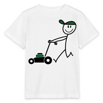 Tondeuses à gazon - T-shirt bio MINI CREATOR Stanley/Stella Enfant - blanc - Devant - Maike (125cm)