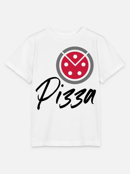 Pizza - Stanley/Stella Kinder T-Shirt MINI CREATOR - Weiß