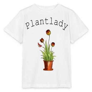 Fleurs Dame - T-shirt bio MINI CREATOR Stanley/Stella Enfant - blanc - Devant - Maike (125cm)