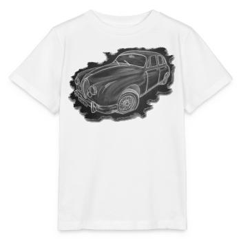 Oldtimer - Zeichnung - Stanley/Stella Kinder T-Shirt MINI CREATOR  - Weiß - Vorne - Maike (125cm)