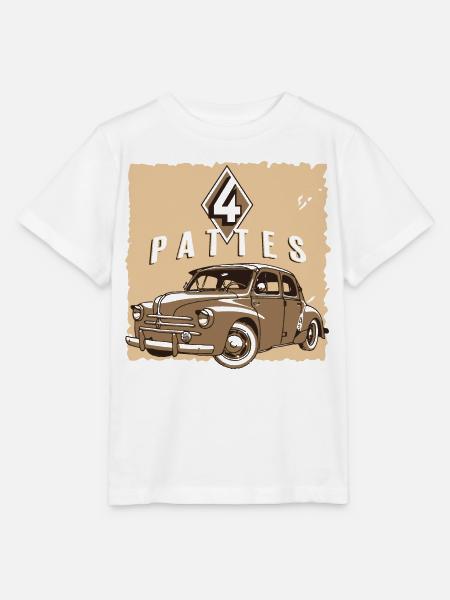 4 BEINE - Stanley/Stella Kinder T-Shirt MINI CREATOR - Weiß