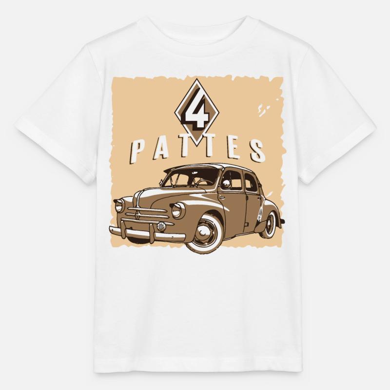 4 PATTES - T-shirt bio MINI CREATOR Stanley/Stella Enfant - blanc