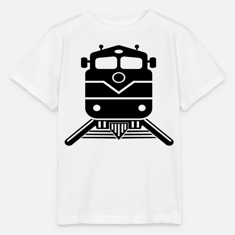 Train driver design - Stanley/Stella MINI CREATOR Kids’ T-Shirt - white
