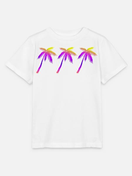 Palmen - Stanley/Stella Kinder T-Shirt MINI CREATOR  - Weiß