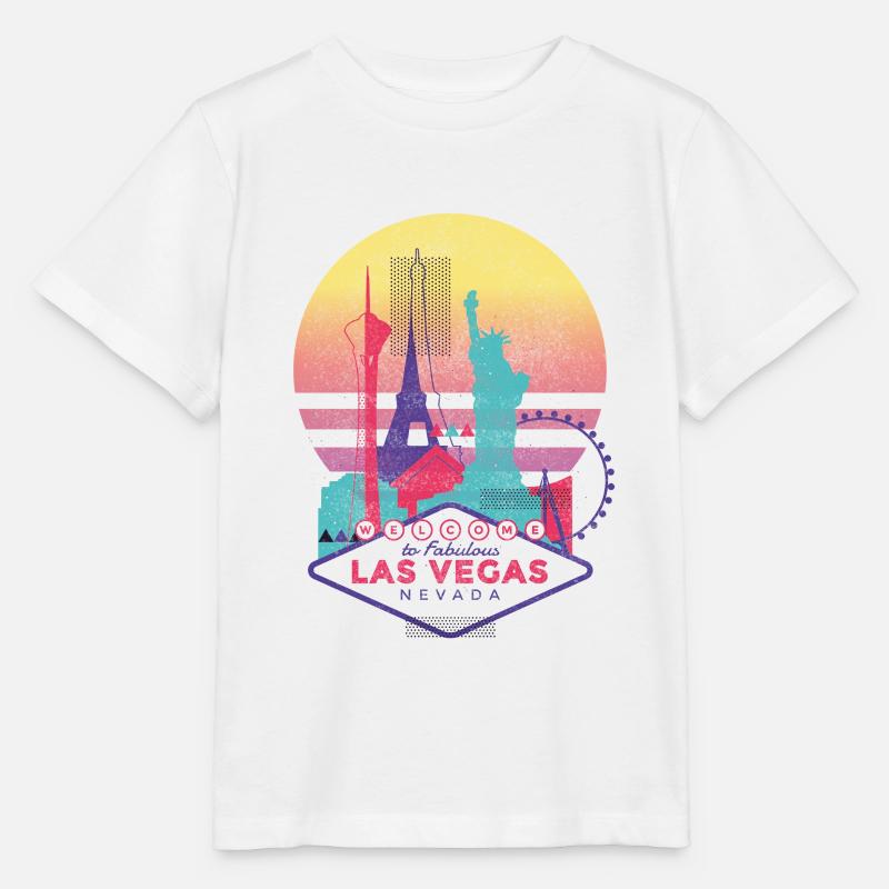 Las Vegas - T-shirt bio MINI CREATOR Stanley/Stella Enfant - blanc