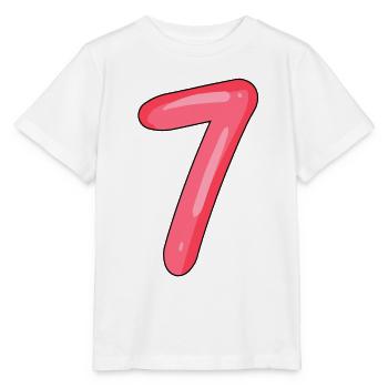 Number 7 - Number 7 - Stanley/Stella MINI CREATOR Kids’ T-Shirt - white - Front - Maike (125cm)