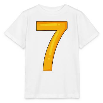 Number 7 - Number 7 - Stanley/Stella MINI CREATOR Kids’ T-Shirt - white - Front - Maike (125cm)